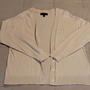 Banana Republic Women's Forever Cardigan Sweater In Oatmeal